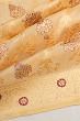 Banarasi Silk Tissue Jaal Pastel Yellow Saree