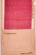 Tussar Butta Pink Saree With Embroidery Border