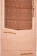 Tussar Butta Choco Brown Saree With Embroidery Border