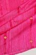 Organza And Jute Butta Rani Pink Saree