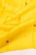 Organza And Jute Butta Lemon Yellow Saree