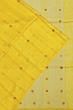 Organza And Jute Butta Lemon Yellow Saree