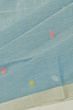 Phulia Cotton Butta Powder Blue Saree