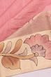 Chanderi Cotton Plain Jaal Pastel Pink Saree With Handpainted Border