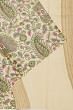 Tussar Floral Printed Cream Saree