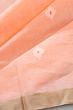 Dhakai Handspun Cotton Butta Peach Saree With Jamdani Pallu