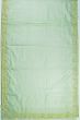 Organza Crushed Tissue Pastel Green Saree With Scallop Border