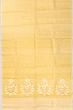 Dhakai Kora Organza Jamdani Butta Yellow Saree