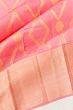 Kanchipuram Silk Jaal Pink Saree