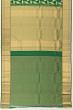 Taranga Kanchi Silk Geometrical Brocade Dark Green Saree