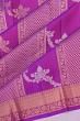 Kanchipuram Silk Brocade Violet Saree