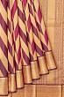 Taranga Kanchi Silk Geometrical Brocade Purple Saree