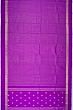 Kanchipuram Silk Vertical Lines And Butta Violet Saree