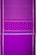 Kanchipuram Silk Vertical Lines And Butta Violet Saree