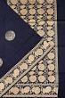 Banarasi Silk Butta Dark Blue Saree