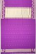 Banarasi Satin Plain Violet Saree