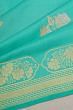 Banarasi Silk Butta Sea Blue Saree