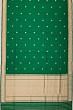 Banarasi Silk Butta Dark Green Saree