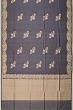 Banarasi Silk Butta Elephant Grey Saree