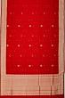 Banarasi Silk Butta Red Saree