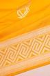 Banarasi Silk Butta Yellow Saree