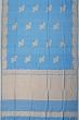 Banarasi Silk Butta Powder Blue Saree