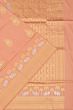 Banarasi Silk Butta Peach Saree