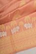 Banarasi Silk Butta Peach Saree