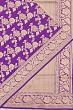 Banarasi Silk Jaal Purple Saree