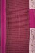 Paithani Silk Checks Purple Saree With Akruthi Border