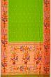 Paithani Silk Butta Parrot Green Saree