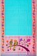 Paithani Silk Butta Sky Blue Saree