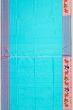 Paithani Silk Butta Sky Blue Saree