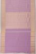 Kanchipuram Silk Threaded Brocade Lavender Saree