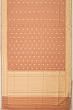 Banarasi Cotton Butta Brown Saree