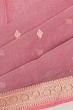 Banarasi Cotton Butta Pink Saree