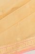 Banarasi Cotton Butta Cream Saree