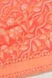 Banarasi Cotton Jamdani Peach Saree