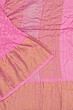 Kanchipuram Silk Bandhani Baby Pink Saree