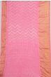 Kanchipuram Silk Bandhani Baby Pink Saree