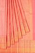 Kanchipuram Silk Brocade Pink Saree