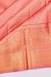 Kanchipuram Silk Brocade Pink Saree