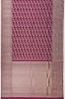 Kanchipuram Silk Jaal Purple Saree