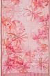 Organza Floral Printed Pink Saree With Sequin Work