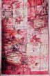 Organza Floral Printed Pink Saree With Sequin Work