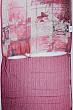 Organza Floral Printed Pink Saree With Sequin Work