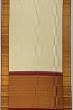 Kanchipuram Silk Brocade Off White Saree