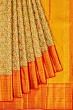 Taranga Kanchi Silk Tissue Brocade Gold Saree