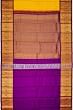 Kanchipuram Silk Checks And Butta Yellow Saree