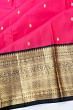 Kanchipuram Silk Butta Pink Saree